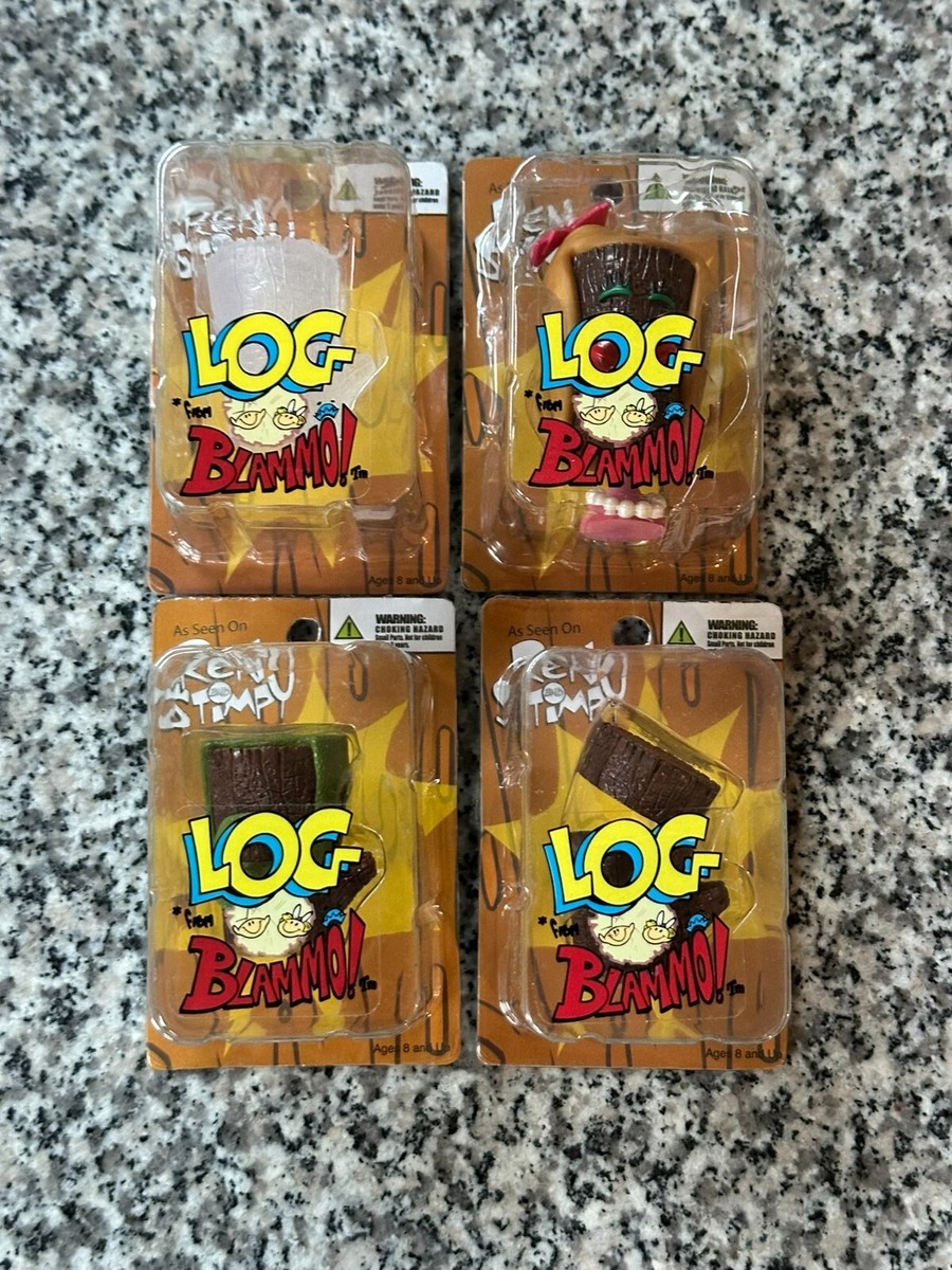 Palisades Ren & Stimpy Log by Blammo LOT of 4 | eBay