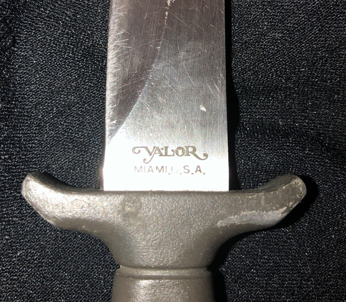 Vintage VALOR MIAMI USA Survival Combat KNIFE Japan 415 5” Blade +