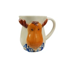 Big Moose Coffee Mug Harry and David 3D Tea Cup  19 OZ