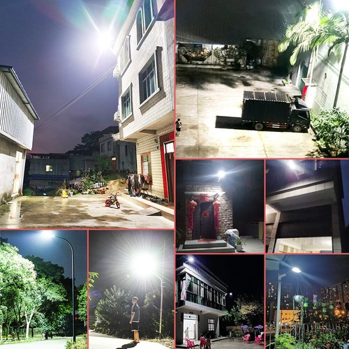 Solar Street Light Motion Sensor 504 LED Full Brightness Dusk-to-Dawn Road Lamp - Picture 23 of 57