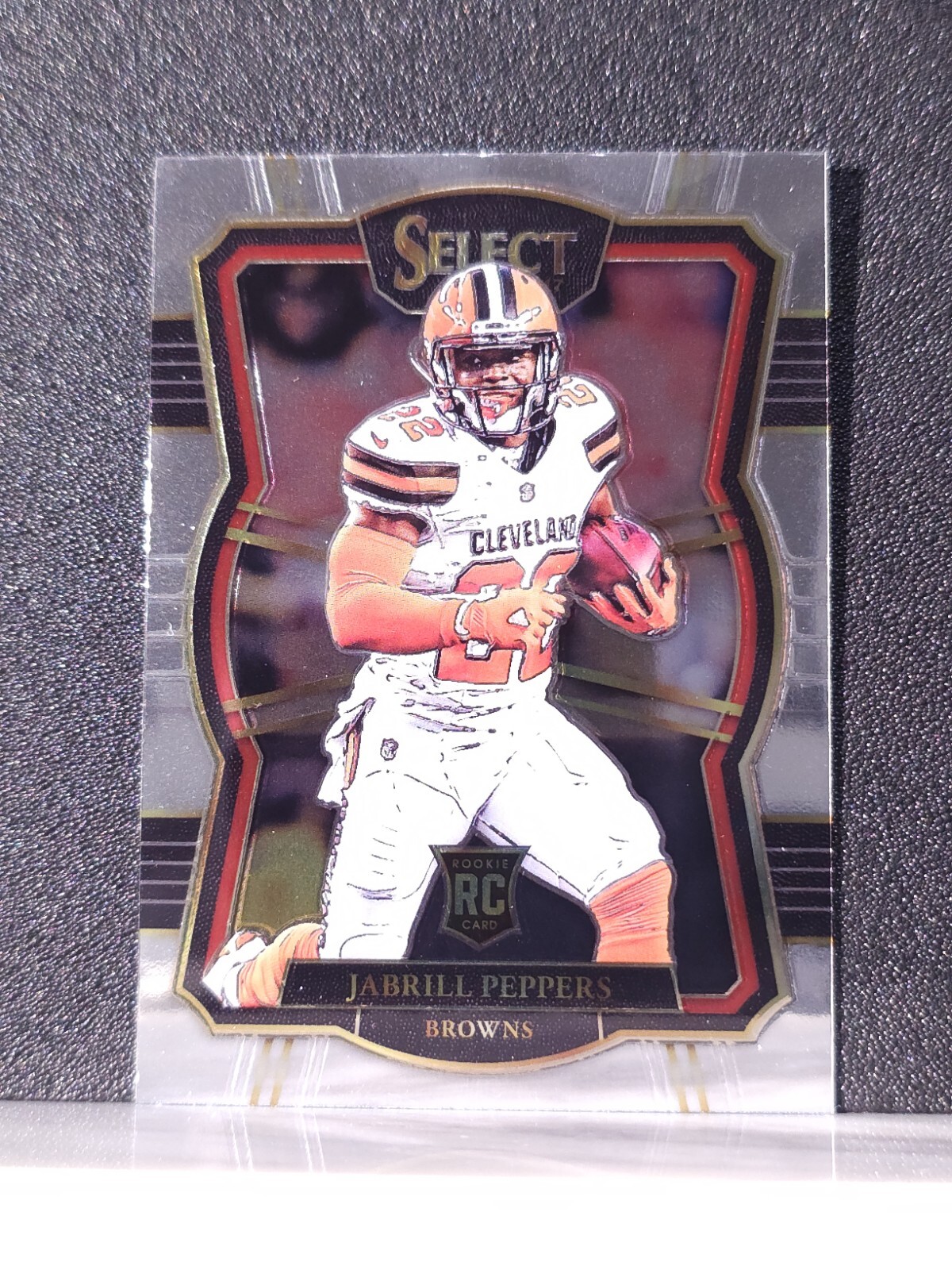 JABRILL PEPPERS 2017 PANINI SELECT #165 SILVER HOLO ROOKIE RC AH7411