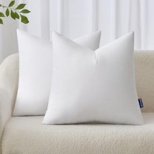 18x18 Inches Pillow Inserts Pack of 2, Decorative Throw 18x18 Inch Pack of 2 