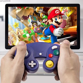 Wireless Game Controller W/ Adapter /Wired For Gamecube Retro Classic GC NGC