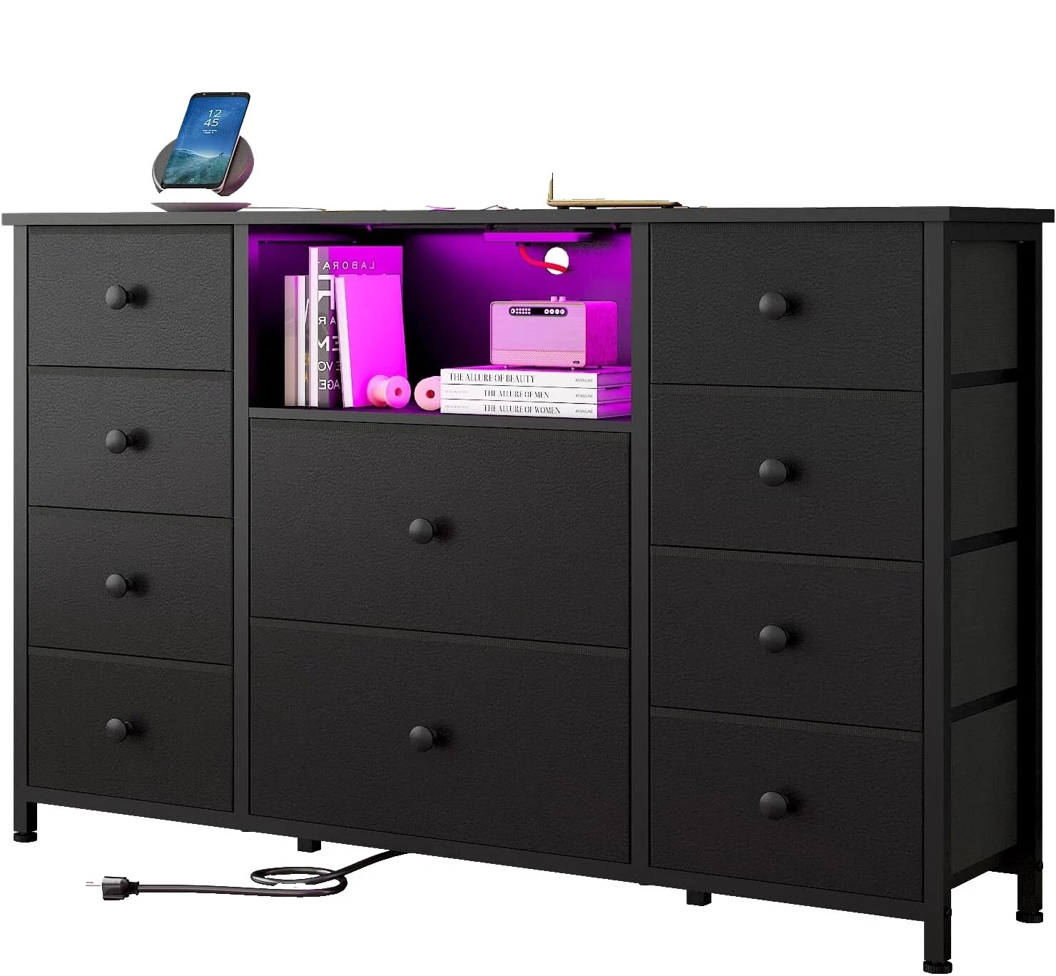 Muebles para el hogar tradicional de hierro forjado negro