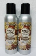 Smoke Odor Exterminator Creamy Vanilla 7 oz Large Spray Set of Two Cans