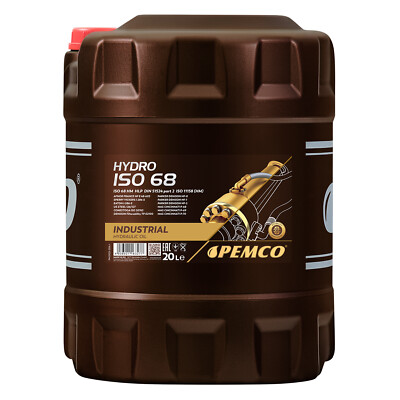 Hydrauliköl HLP 68 20L Liter PEMCO Hydro ISO 68 VDMA 24318 Schmierstoff Öl