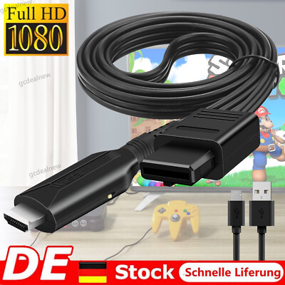 Für N64 zu HDMI HD Kabel Adapter Konverter für Nintendo Gamecube Super NES/SNES