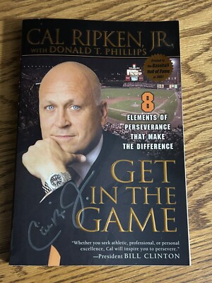 Cal Ripken Jr. Signed Autographed Book Get In The Game | eBay