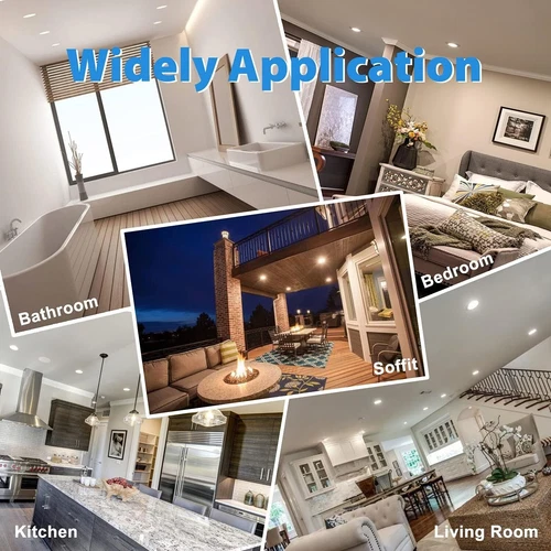 4PC 3/4/5W LED Ceiling Light LED Downlight Dimmable W/Junction Box 110V - Picture 9 of 12