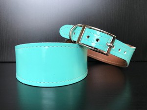 leather lurcher collar