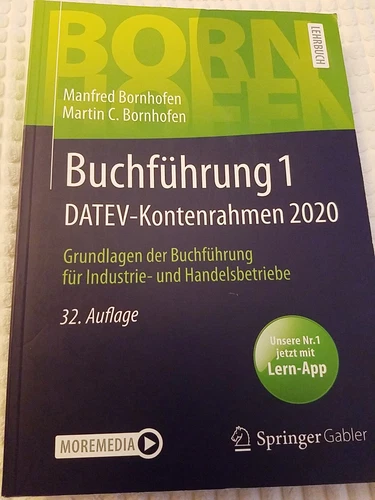 Bornhofen Buchführung Teil 1 DATEV-Kontenrahmen 2020: Grundlagen, 32. Auflage - Bild 1 von 2