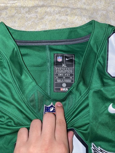 Nike Men's DeVonta Smith #6 Philadelphia Eagles Kelly Green Jersey Size XL NWOT - Picture 2 of 6
