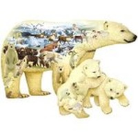 American Puzzles Polar Bears Puzzle 1000 Pieces Puzzle (shape) on sale American Puzzles Polar Bears Puzzle 1000 Pieces Puzzle (shape) on sale