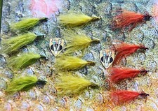 4 V Fly Size 10 Ultimate Down N Dirty Damsel Trout Flies 3 Options 