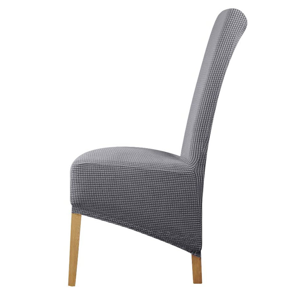 Crushed Velvet Dining Chair Covers Stretchable Protective Slipcover