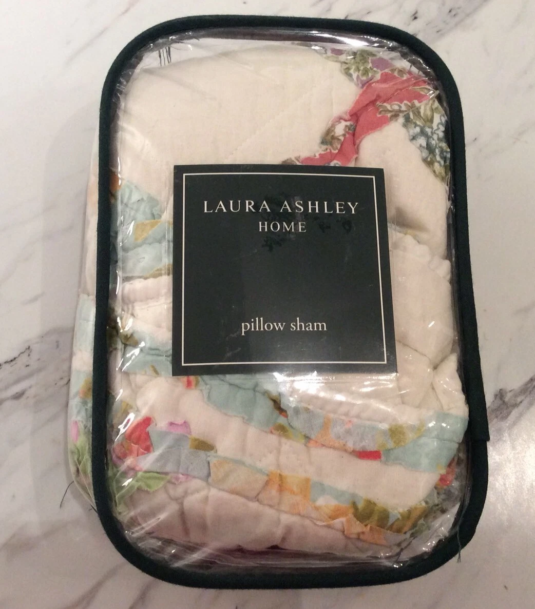 Laura ashley ruffled hot sale garden euro sham