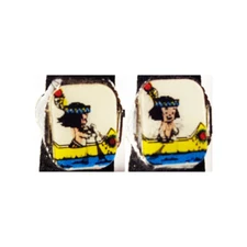 Rare Early 1960's Vari Vue First Issued Li'l Hiawatha Flicker Ring 