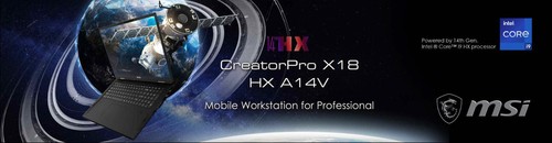 MSI CreatorPro X18 HX A14V RTX5000-16G 4K Laptop i9-14900HX 64GB/4TB - Bild 6 von 6