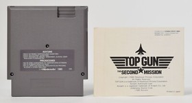 Nintendo NES, Top Gun: The Second Mission PAL, NES-OG-NOE, EMBALAJE ORIGINAL, instrucciones, NOE