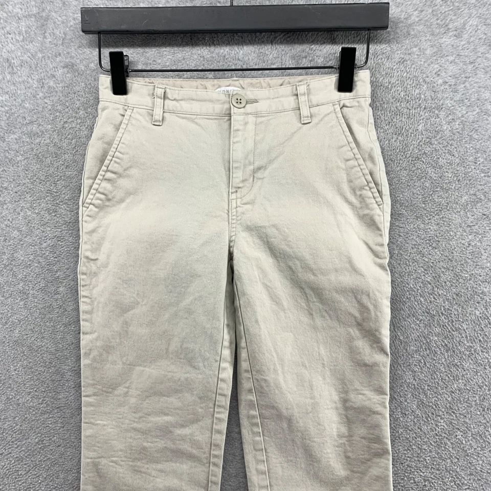 Old Navy Pants Boys Size 10 Beige Flat Front Built In Flex Straight Chino - Image 3 of 4