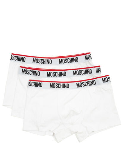 Moschino Underwear Boxers Homme V1A139543000001 Blanc Slip Ordinaire - Photo 1/3