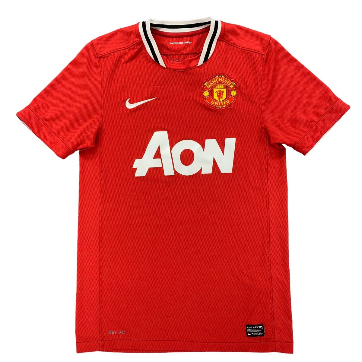 Nike Manchester United Football Shirt Jersey Size S Red AON Nike Manchester United Football Shirt Jersey Size S Red AON