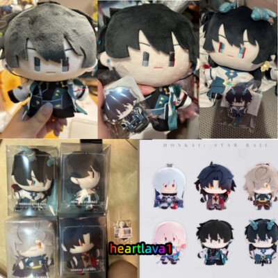 Honkai: Star Rail Official March 7th DanHeng Jingliu Blade JingYuan Plush Dolls