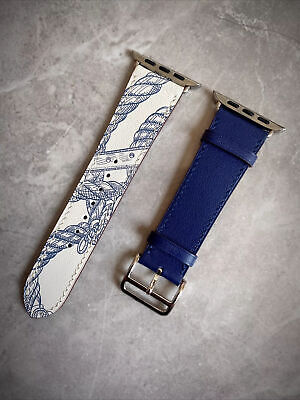 Leather Strap Hermès Style Band For Apple Watch Series Ultra Leather Strap Hermès Style Band For Apple Watch Series Ultra