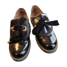 Twin-Set by Simona Barbieri Mocassini Cuore Pelle Verniciata Scarpe Twee Goth Dolls 