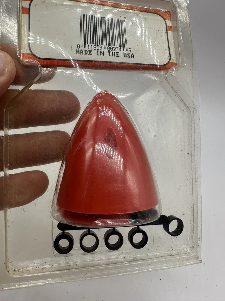 NOS Vintage DU-BRO 2" #274 DIÁMETRO Negro 4 Pin SPINNER Foto 4 de 4