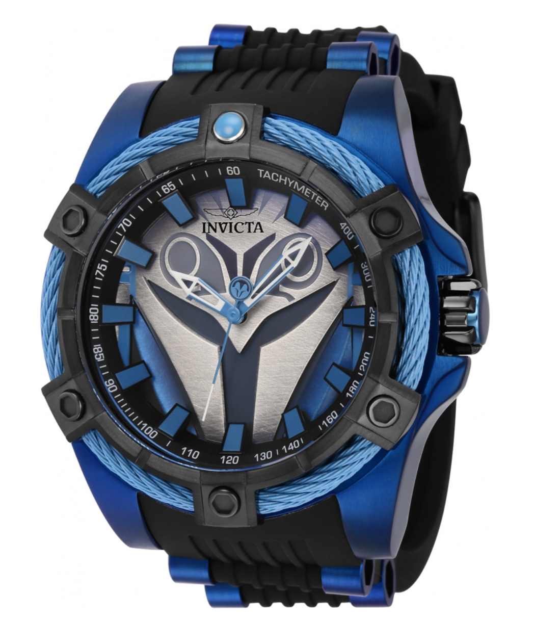 Invicta Star Wars Bo Katan Mens 52mm Limited Edition Black Quartz Watch 41319