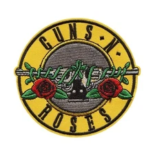 Guns n Roses Embroidered Iron On Patch 80s Classic Rock Punk