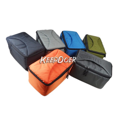 Small Waterproof DSLR Camera Bag Insert Case Partition For Canon Nikon Sony Lens - Picture 3 of 18