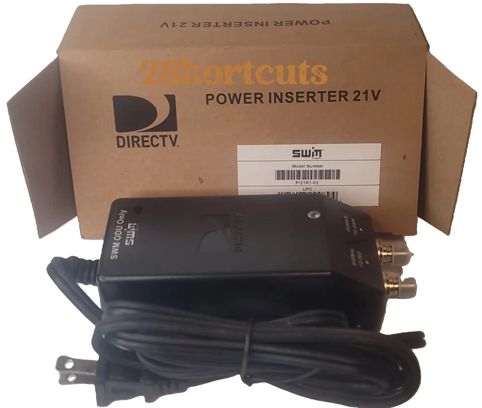4  New Genuine DirecTV Pl21R1-03 SWIM Power Inserter 21v 1.2A (4 units) - Image 3 of 4