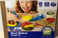 Green Toys Meal Maker Dough 18 Piece Set Activity Art & Crafts Ages 2-8 NIB