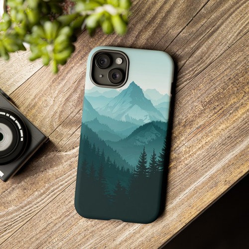 Minimalist Style Great Outdoors Scene, Tough Case, for iPhone and Samsung Galaxy - Foto 22 di 97