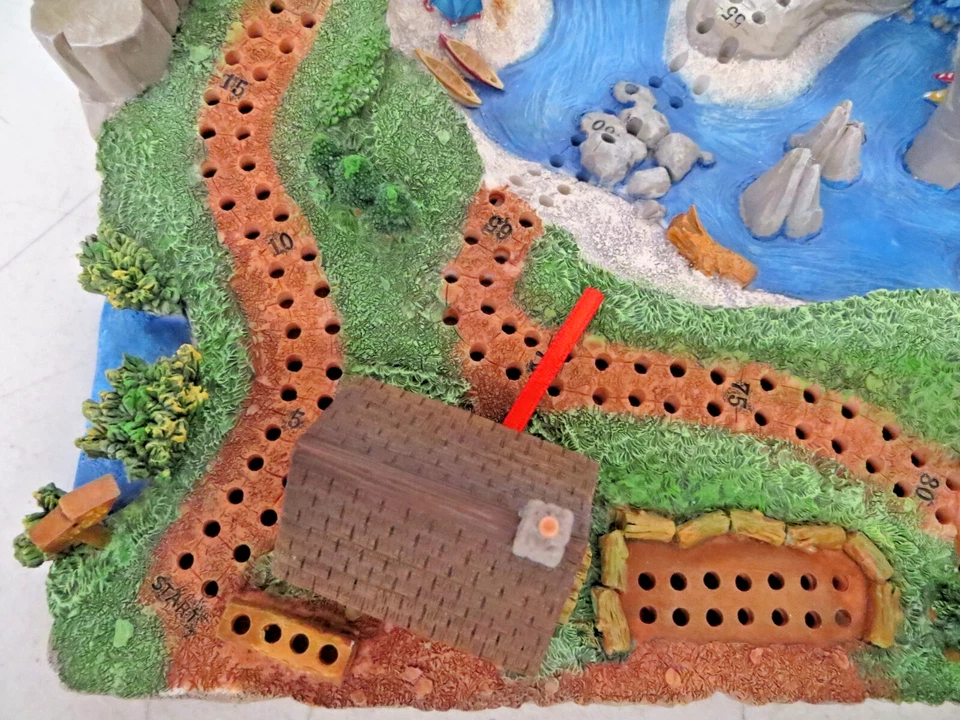 Rare Cribbage Board Summit Trail Two Track Outside Inside Unique Game - Image 3 of 4