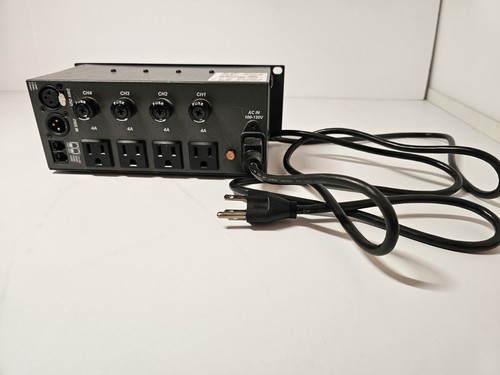 Lite-Puter DX-404 4-Channel DMX Dimmer Pack Working - Afbeelding 3 van 6