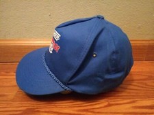 Vintage Walker Advantage Racing Mufflers Snapback Trucker Hat Blue
