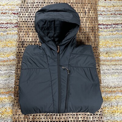 Fjallraven Fjällräven Keb Hooded Puffer Jacket Full Zip Black