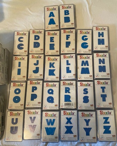 Sizzix Shadow Box Alphabet Set 26 Dies Complete Set Uppercase In Cases Ebay Sizzix Shadow Box Alphabet Set 26 Dies Complete Set Uppercase In Cases Ebay
