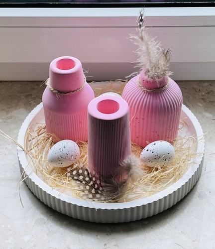 Ingbertson 6 Gips Nesteier - Bruthilfe Für Hühner & Osterdekoration