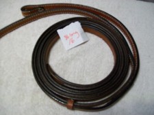 long reins horse equine tack leather WesternSaddle ranch bridle horsemanship NEW