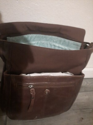 The Sak Ventura Convertible Brown Leather Backpack Crossbody  display picture 3
