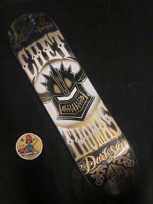 美品⭐︎Pretty Tesora2 Dot Mastery SUPER RARE Darkstar Chet Thomas Black Gold Foil Skateboard Deck