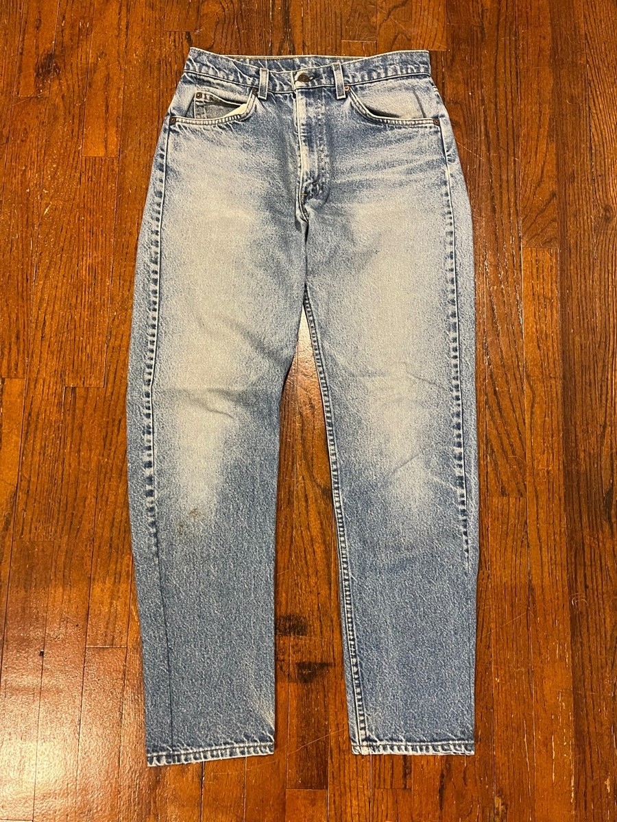 Vintage Levi's 505 Orange Tab W33 L34 Denim Jeans Faded Vintage Levi's 505 Orange Tab W33 L34 Denim Jeans Faded