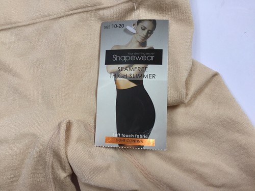 Seamfree Shapewear -Thighs Hips & Tummy Soft Touch Fabric Light Control Nude 12 - Picture 5 of 12