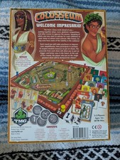 TMG Board Game Colosseum Kickstarter Emperor's Edition With Metal Coins Unplayed