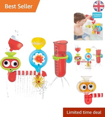 Schimmelfreier Saugnapf Badespielzeug - Pädagogisches Wasserlabor für Kleinkinder Alter 1-4