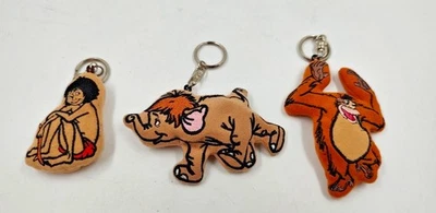 Disney Jungle Book Schlüsselanhänger Mowgli King Louie Hathi Jr Set 3x - Bild 1 von 2